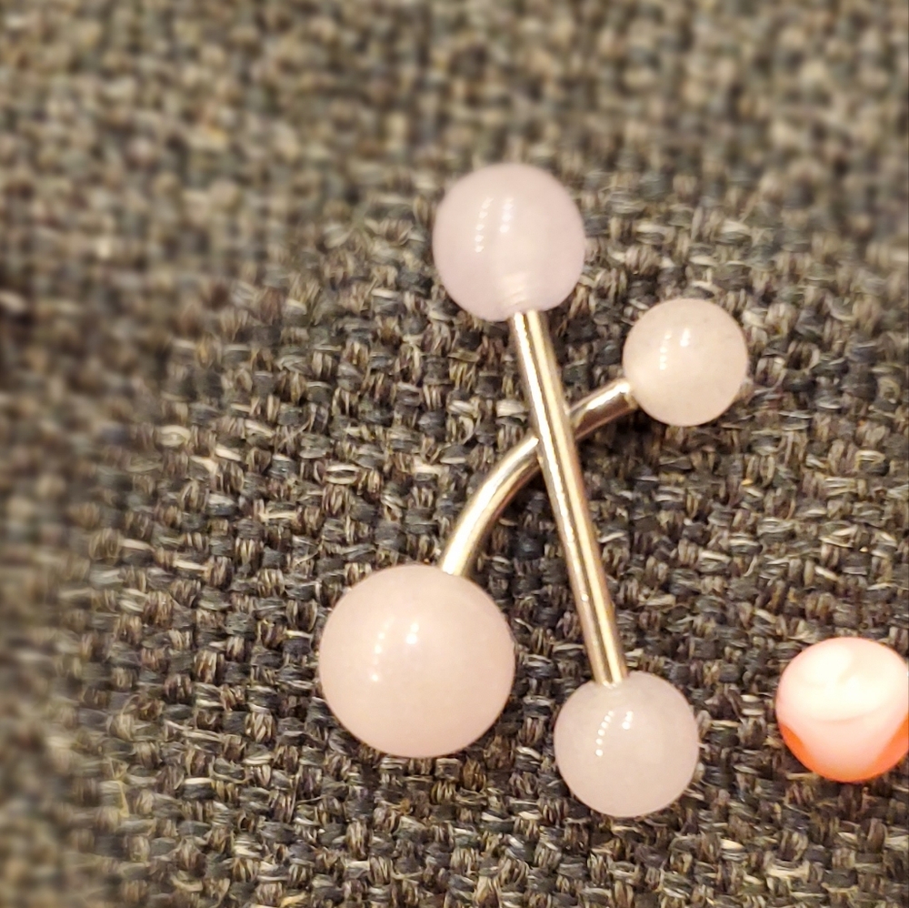 Pair of matching piercings